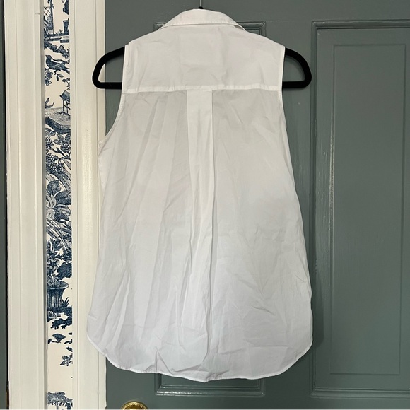 Frank & Eileen Sleeveless White Blouse Size XS - Picture 2 of 4